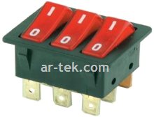 02 28 04 SWITCH WITH RED LIGHT 3 WAY